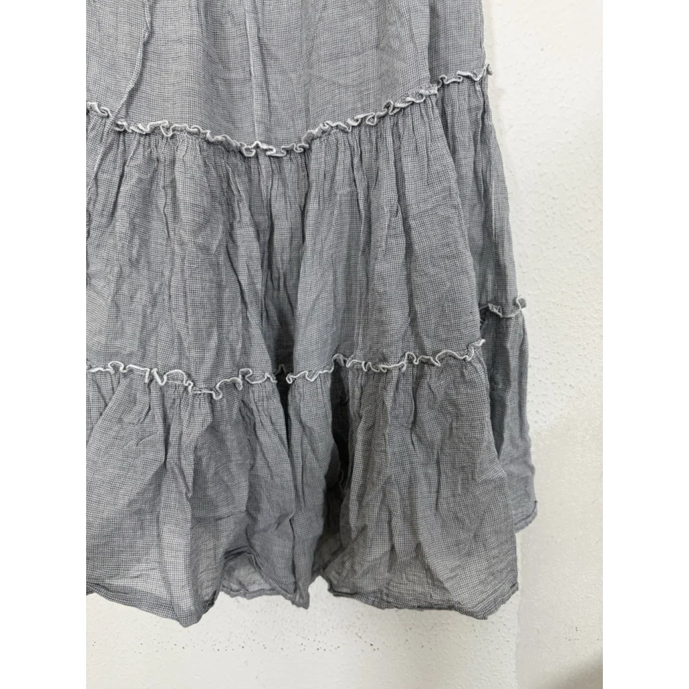 Ralph Lauren Denim & Supply Tiered Midi Skirt Women M Boho Cottagecore Western - Picture 7 of 9